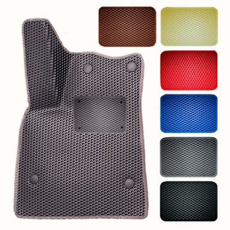 Коврики в салон для TOYOTA YARIS 3 Гибрид 2010+ передние 3D EVA