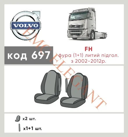 Наши автомобильные чехлы для Volvo FH12 2008-2012 вантажівка 1+1, литий підголівник имеют разделение спинок и сидений, что обеспечивает идеальную посадку и защиту каждого элемента сидений. Кроме того, мы предлагаем чехлы с соответствующим количеством подголовников и подлокотников, чтобы обеспечить полную защиту вашего автомобиля. Просмотрите фото на dlx.in.ua и закажите прямо сейчас!